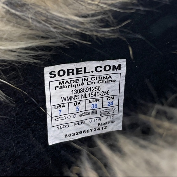 Sorel Joan of Arctic Wool lined Fur
Trim Tall Brown Boots. 7 - Picture 9 of 13